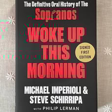 Woke Up This Morning Signed Sopranos Book, Michael Imperioli & Steve Schirripa