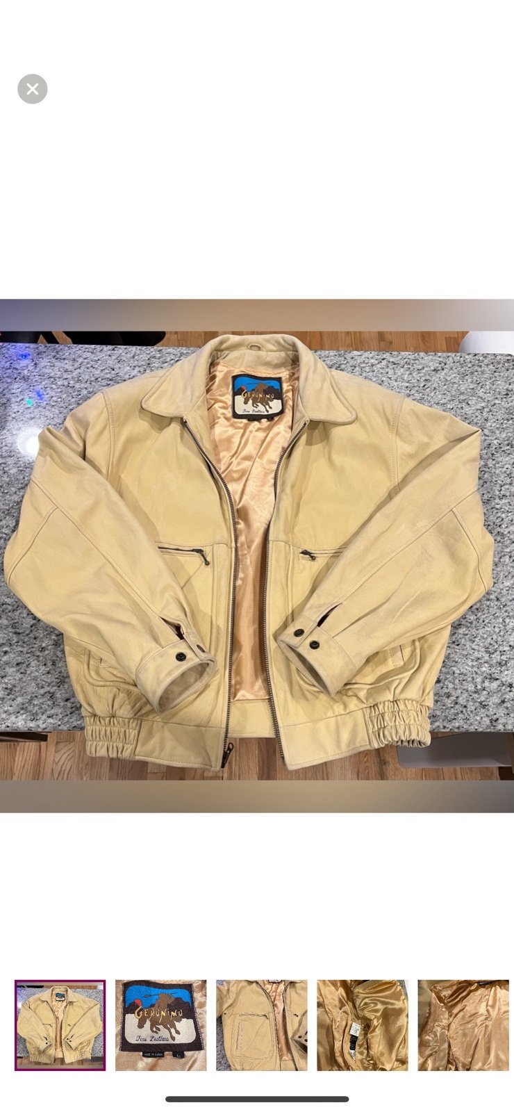 Vintage Geronimo Leather Jacket