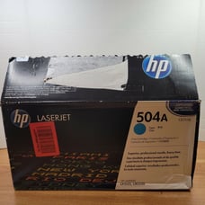Genuine HP 504A CE251A CP3525 CM3530 Cyan Toner Cartridge - NEW OPEN BOX