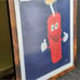 Handmade Framed Colored Pencil Drawing TNT Firecracker