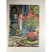 Vintage 1950’s Print Brulatour Court French Quarter New Orleans Signed Luckow