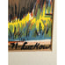 Vintage 1950’s Print Brulatour Court French Quarter New Orleans Signed Luckow