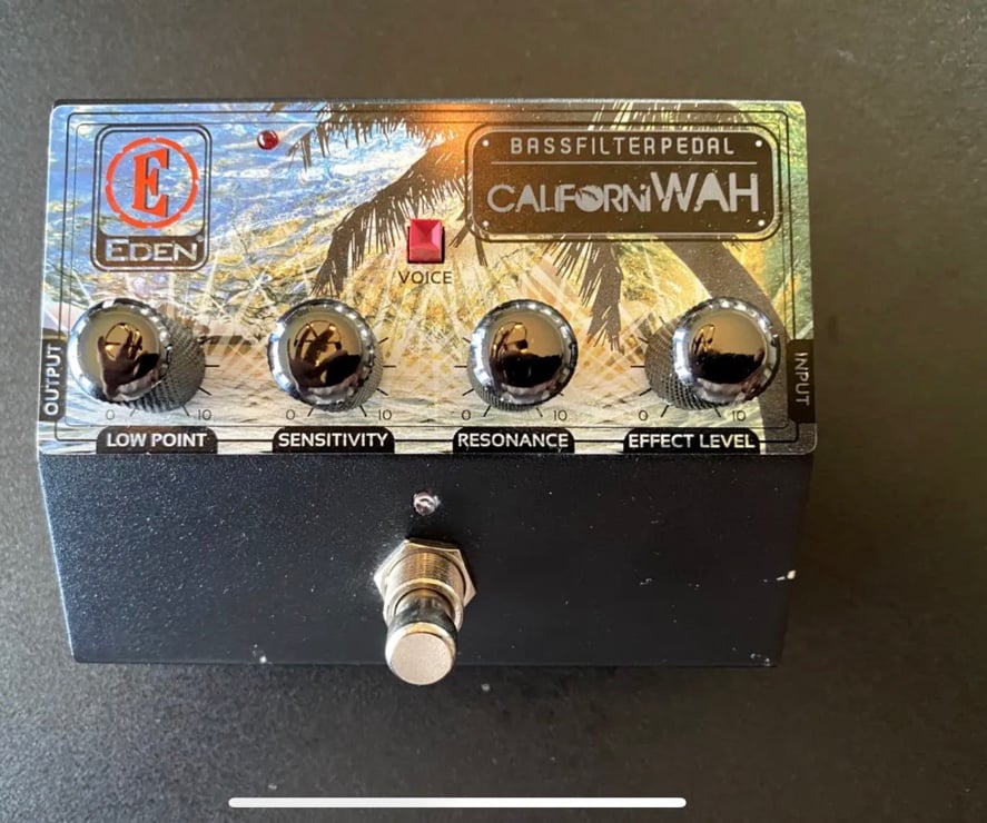 Eden CaliforniWAH Professional Bass Guitar Filter Pedal Stomp Box CaliWAH