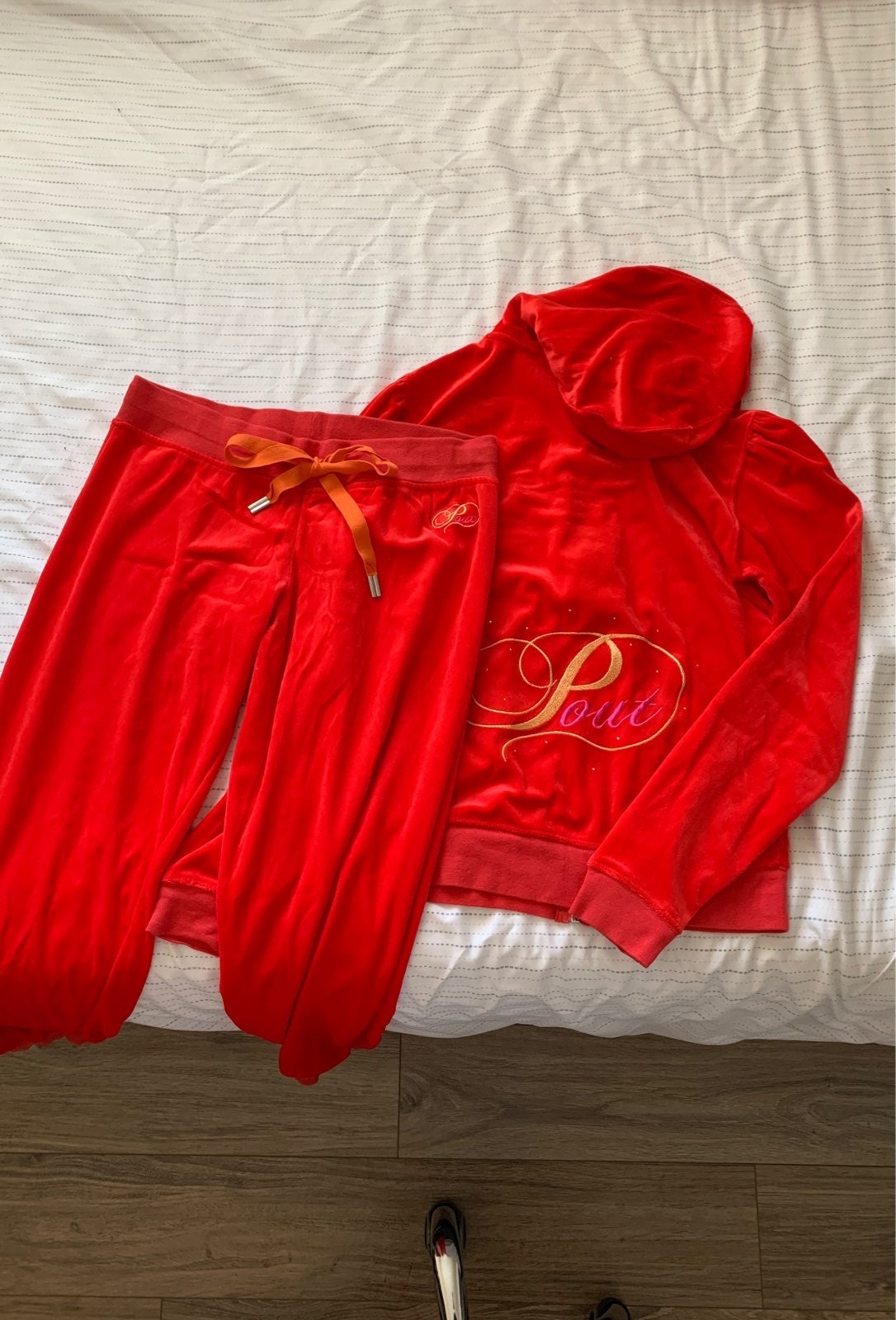 victoria secret velour tracksuit