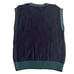 Deadstock Vintage Russ Grapes Sweater Vest Blue Green Size Small
