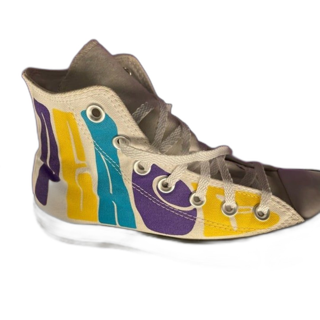Converse Chuck Taylor All Star “Peace Powered” high tops NWOT Size 5M / 7W