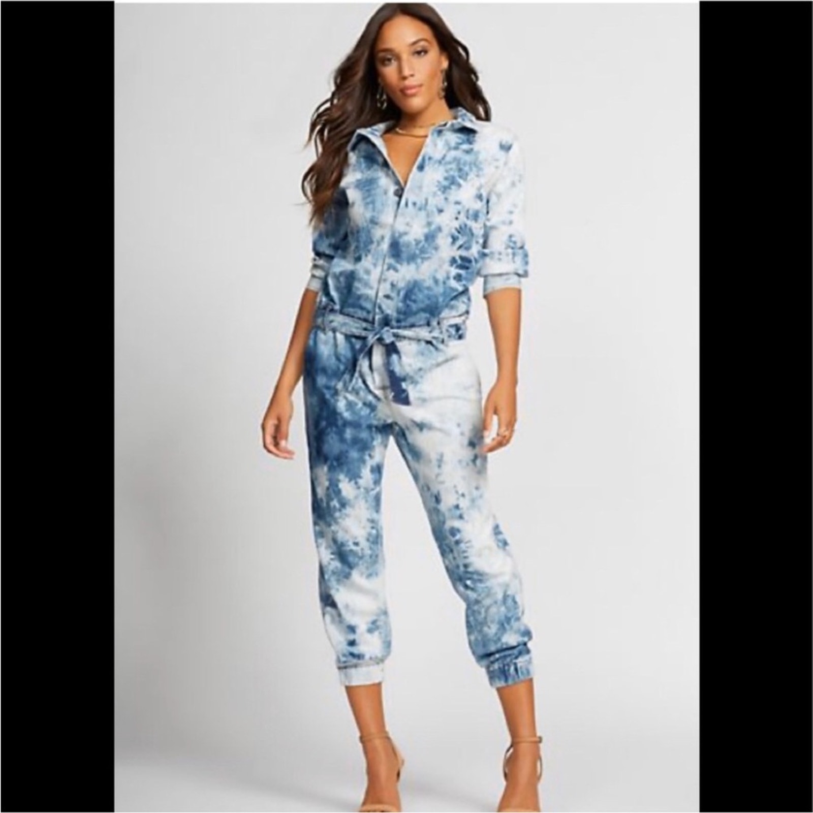 NY & CO Gabrielle Union Jumpsuit Juniors Large