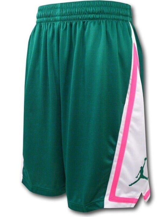 Air Jordan Franchise Triangle 'Miami' Basketball Pink Shorts Sz Large AJ1120-340