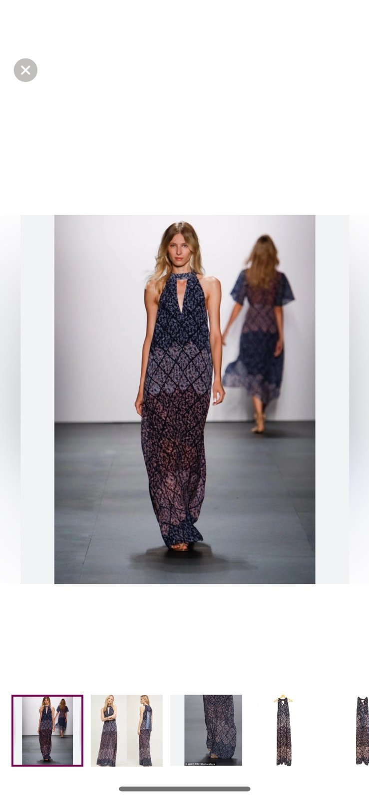 ERIN FETHERSTON Floral Maxi Dress