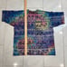 Vintage 90s Hot Curl Shirt Surfwear Tie Dye Single Stitch Double Sided Size XL