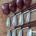 Golf woman ladies full set SQUARE TWO RELIEF 12 clubs bordeaux right h graphite