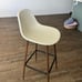 Two Matching White Barstools