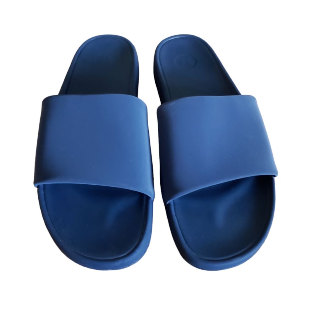 Lululemon Restfeel Men's Slides Size 14 Mineral Blue Comfort Slides