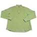 Robert Graham Like Green and White Striped Quarter Zip Pullover Sweater Size M