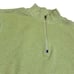 Robert Graham Like Green and White Striped Quarter Zip Pullover Sweater Size M