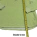 Robert Graham Like Green and White Striped Quarter Zip Pullover Sweater Size M