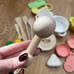 Wooden Play Kitchen Set, Wooden Kitchen Tools, Wooden Toys, Rice Play Set