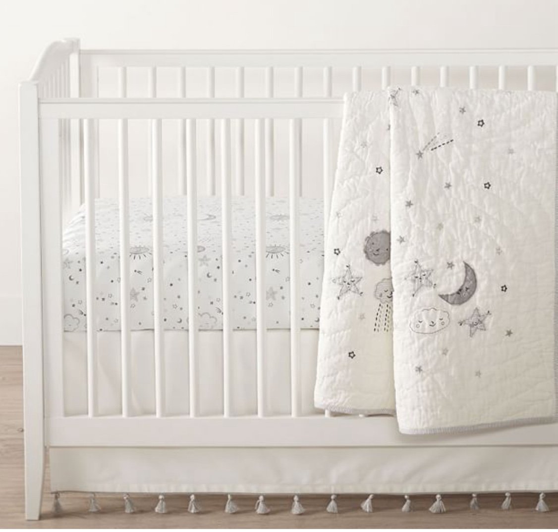 Pottery Barn Nursery bedding “Skye”