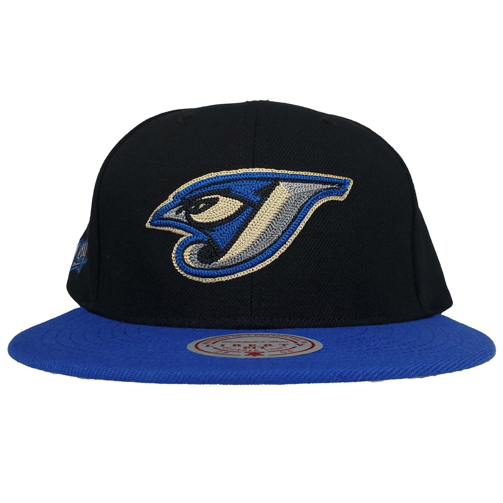 Toronto Blue Jays Mitchell & Ness MLB Liberty Fit Snapback Hat Cap 3D Logo NWT