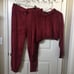 Womens Velour Track suit size large NWT