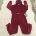 Womens Velour Track suit size large NWT