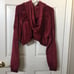 Womens Velour Track suit size large NWT