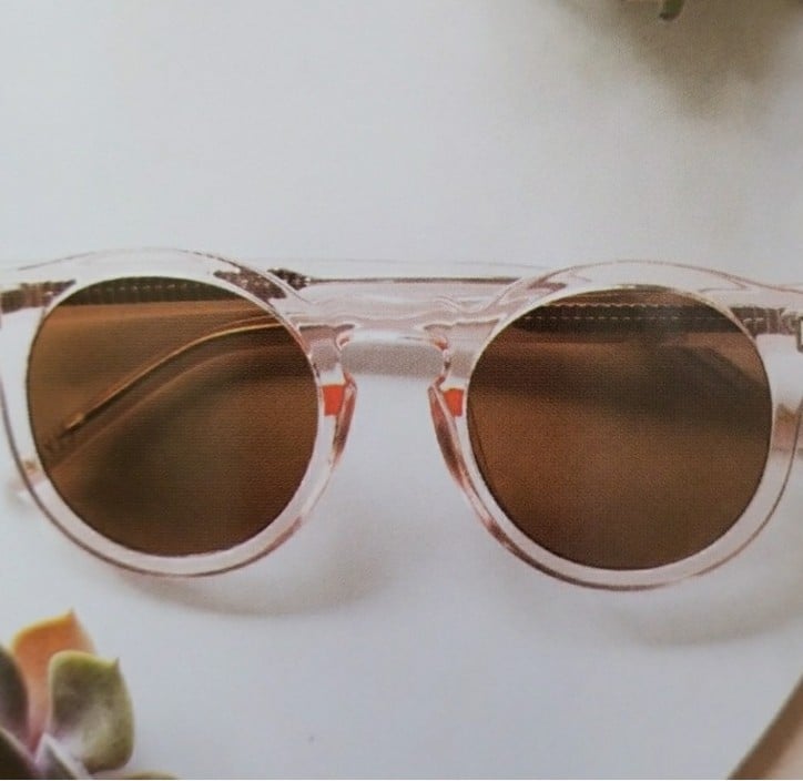 Bonnie Clyde pink rose gold sunglasses