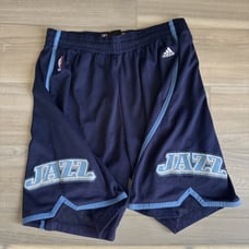 VINTAGE ADIDAS NBA AUTHENTICS UTAH JAZZ SWINGMAN SHORTS MEN'S SIZE XL