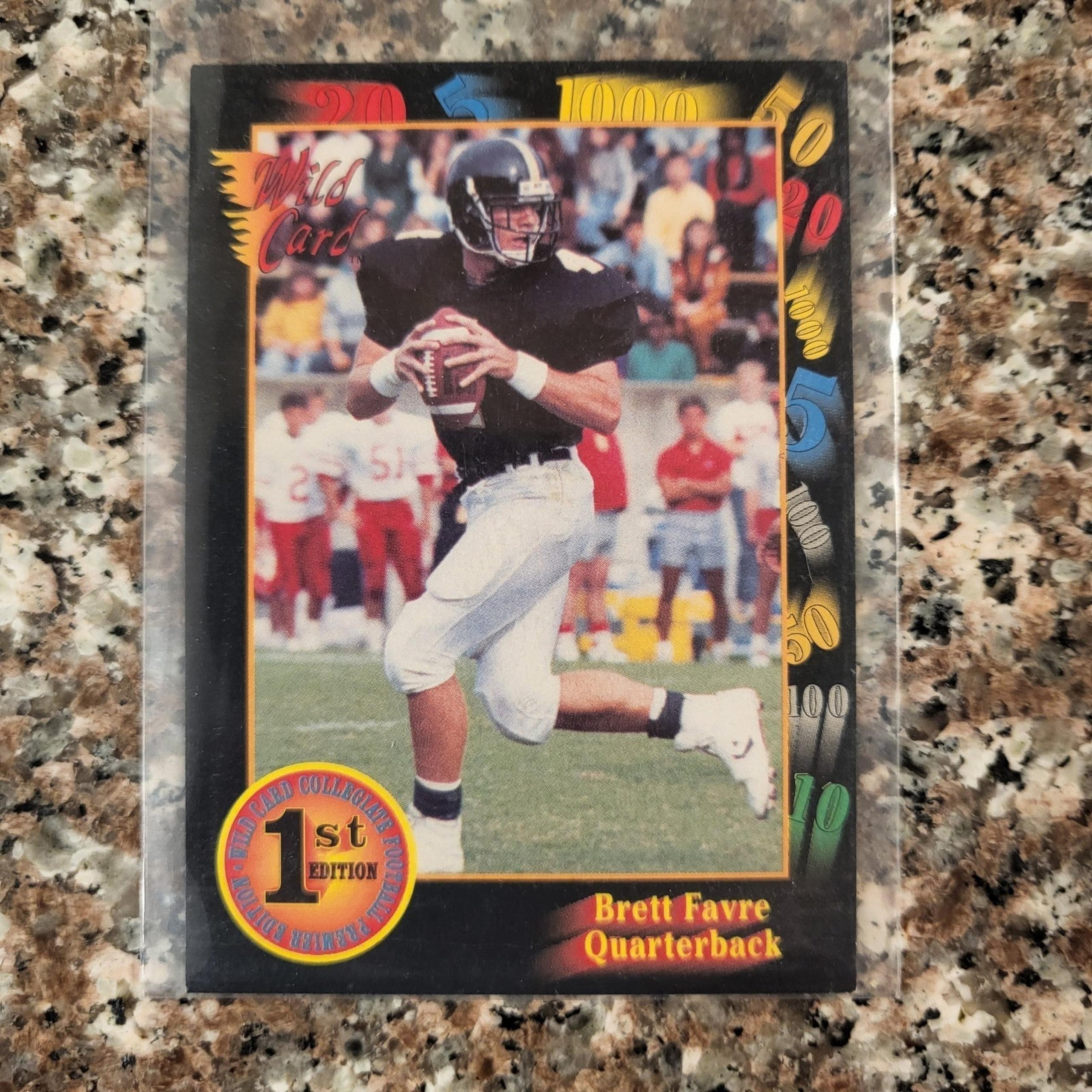 Brett Favre 1991 AAA Sports Wild Card Rookie Card #119 Excellent Condition