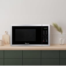 Magic Chef Countertop Microwave, 0.9 Cu Ft. Microwave Oven, 900 Watt, Stainless
