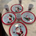 Melamine kids Christmas plates and cups (4 sets of each)
