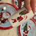 Melamine kids Christmas plates and cups (4 sets of each)