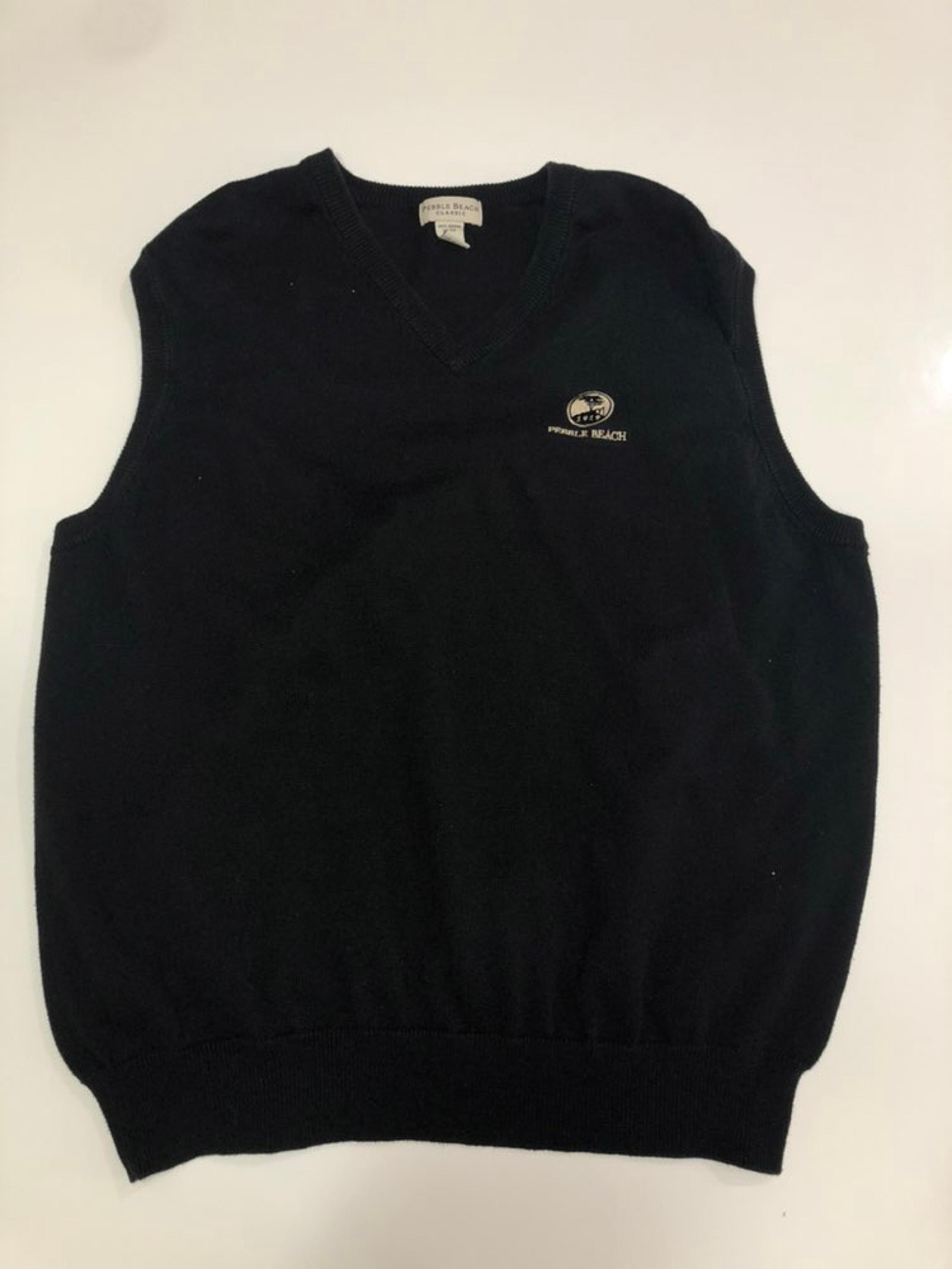 Sweater vest pebble beach