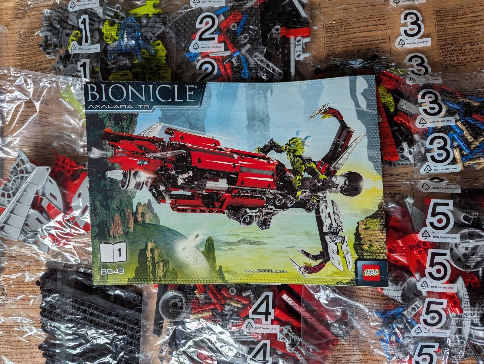 Lego Bionicle Axalara T9 8943