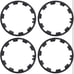 KKTR- Car Wheel Center Caps, 20 Wheel Center Hub Cap Kit Compatible with Tesla
