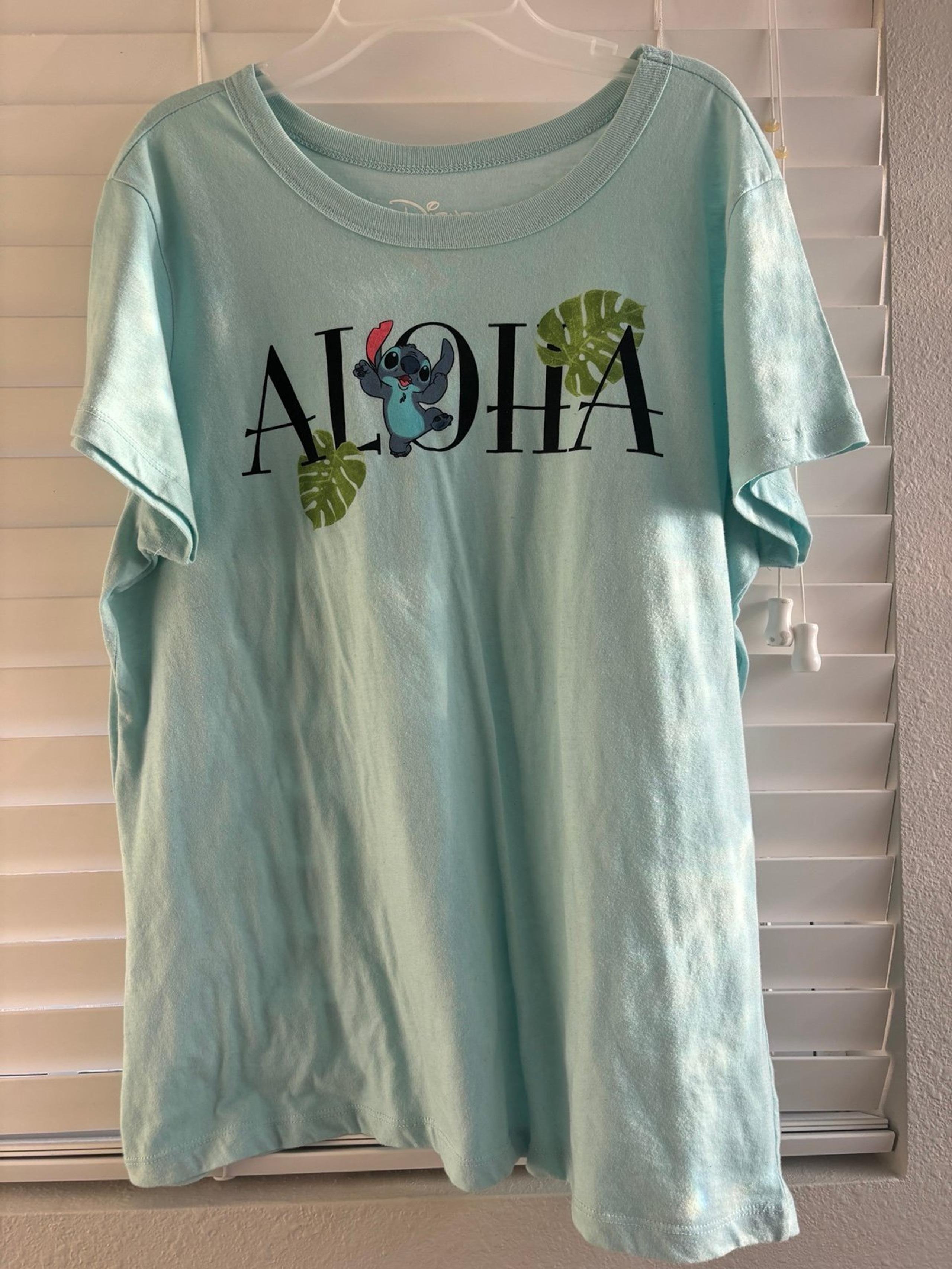 Stitch “Aloha” Graphic T-Shirt.