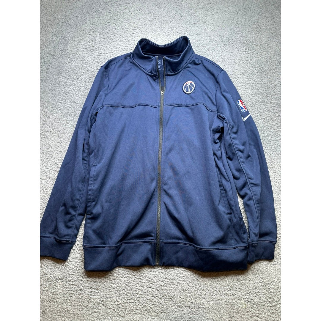 NBA Nike Dri fit Washington wizards zip up Jacket Sz large