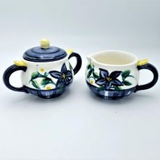 Cream Sugar Bowl Set Creamer Vintage