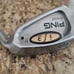 RH PING i3 O-Size Black Dot 8-Iron Kushin JZ Stiff-Flex Stainless Steel Shaft