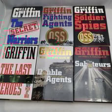 6 Books W.E.B Griffin HCDJ Men At War Great Condition