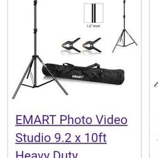 Emart backdrop kit