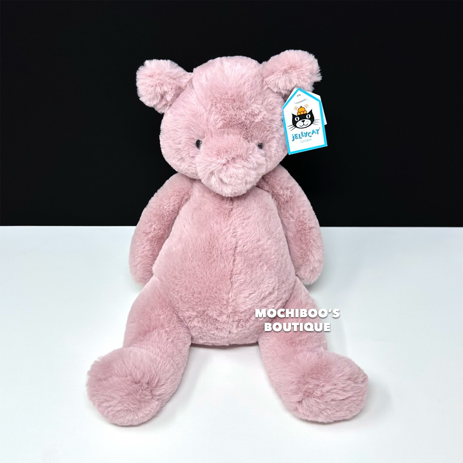 Jellycat PUFFLES PIGLET (MEDIUM) Soft Plush Toy NWT RETIRED RARE HTF -FAST SHIP!