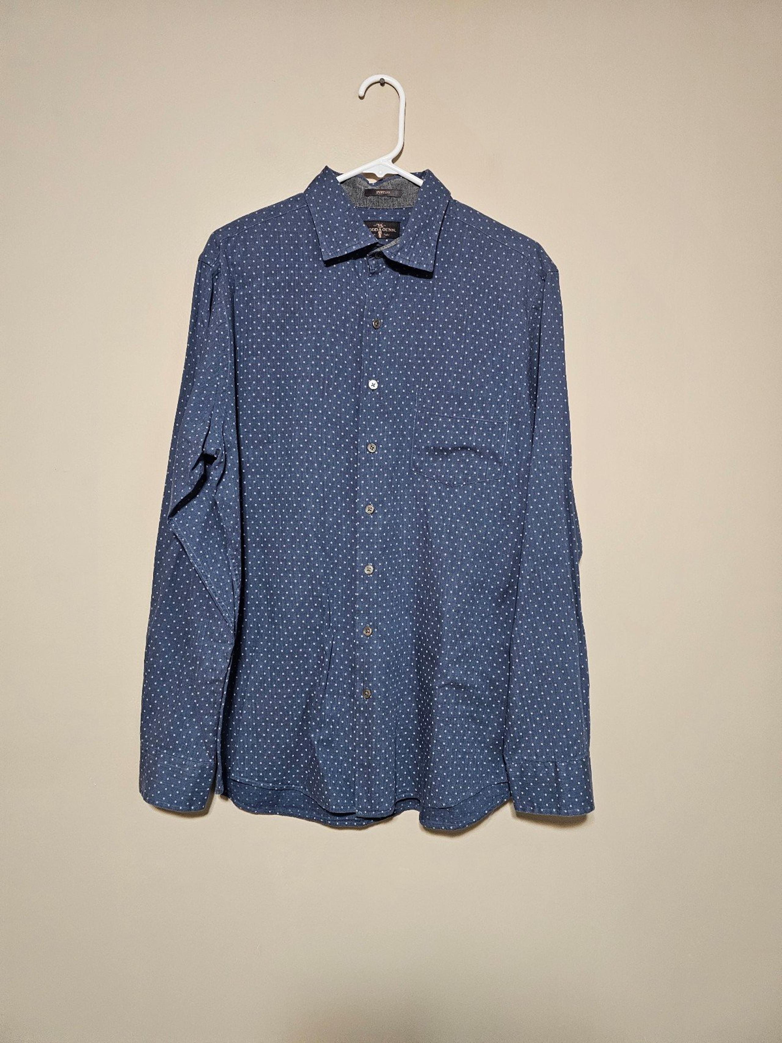Rodd & Gunn Men’s Button Up Sports Fit Pocket Shirt Long Sleeve Cotton Size L