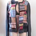 Liz Claiborne Vtg. Lamb Wool & Rabbit hair Patch work Button up Sweater