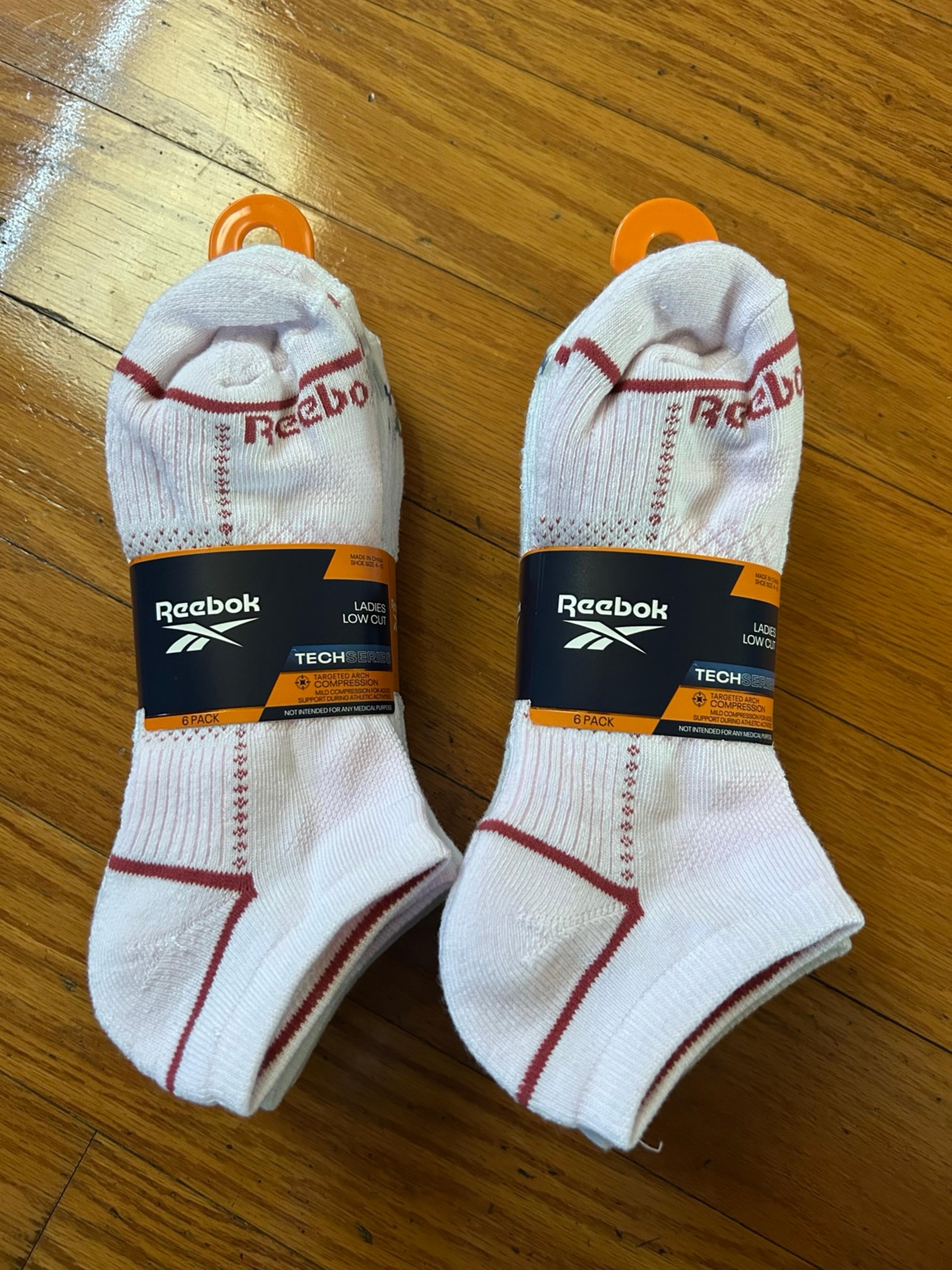 NWT Reebok ladies low cut socks targeted arch compression socks 12 pairs