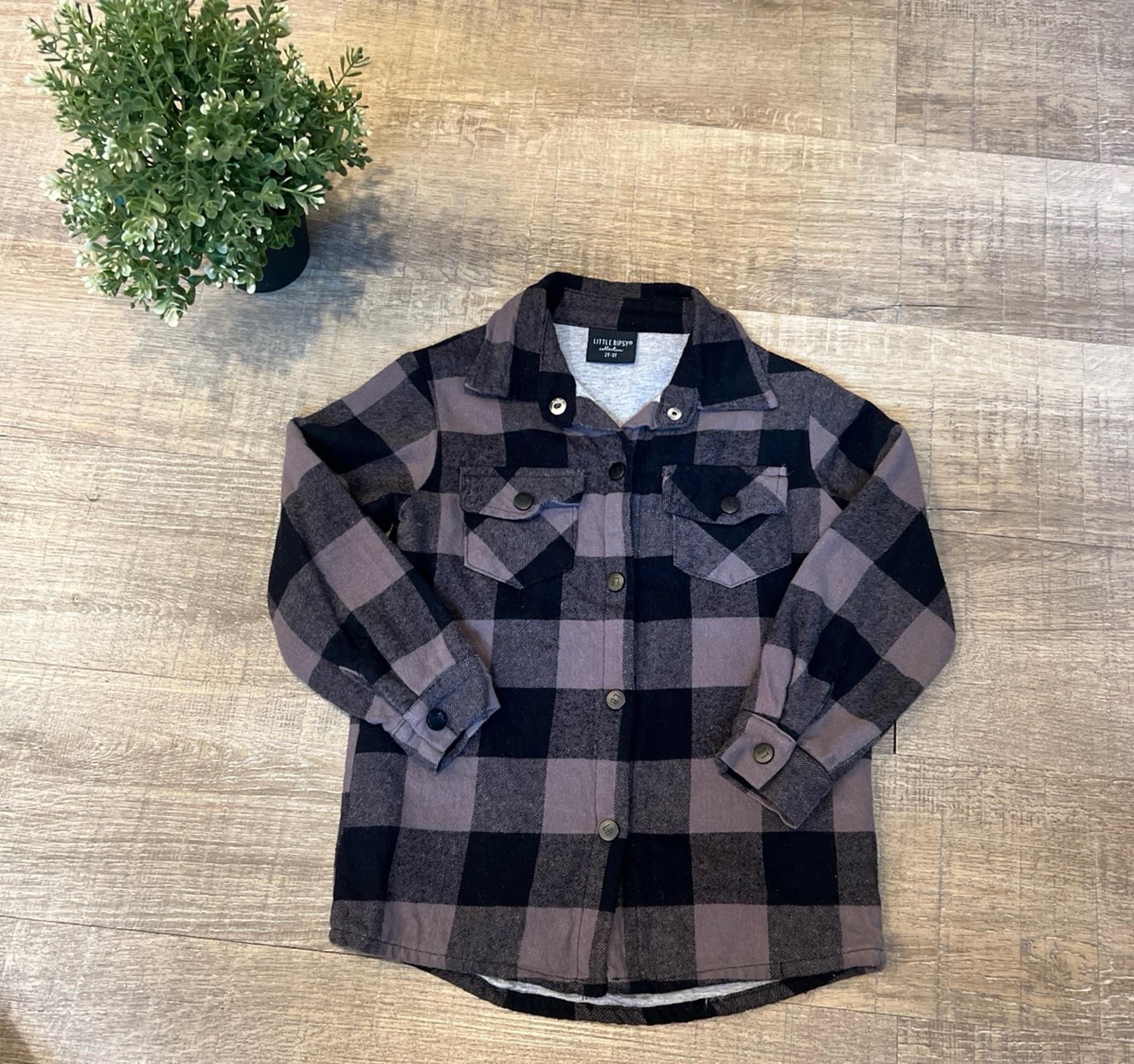 Little Bipsy flannel 2-2T
