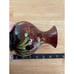 REPAIRED Vintage Moorcraft Orchid Flambe Vase Initialed WM 1947-1953 Brown 7