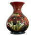 REPAIRED Vintage Moorcraft Orchid Flambe Vase Initialed WM 1947-1953 Brown 7