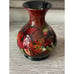 REPAIRED Vintage Moorcraft Orchid Flambe Vase Initialed WM 1947-1953 Brown 7