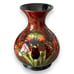 REPAIRED Vintage Moorcraft Orchid Flambe Vase Initialed WM 1947-1953 Brown 7